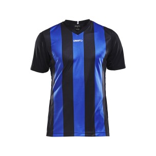 Progress Jersey Stripe - Noir & Cobalt