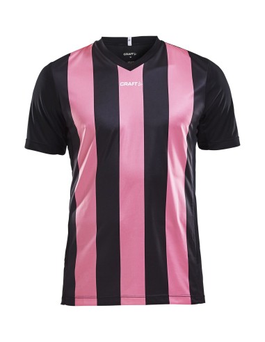 Progress Jersey Stripe - Noir & Rose