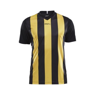 Progress Jersey Stripe - Noir & Jaune