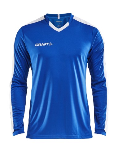 Craft Progress Jersey Contrast LS - Royal & Blanc