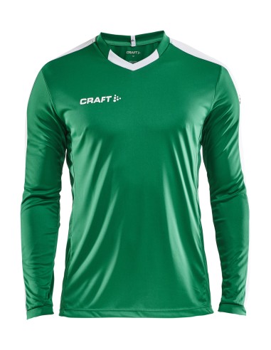 Craft Progress Jersey Contrast LS - Vert & Blanc