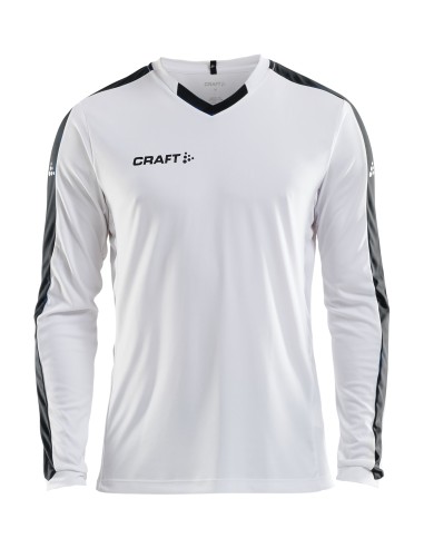 Craft Progress Jersey Contrast LS - Blanc & Noir