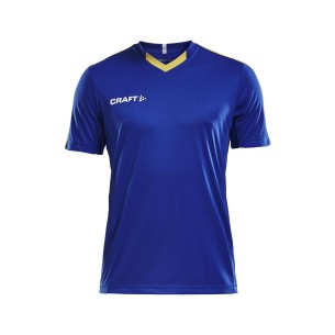 Craft Progress Jersey Contrast - Cobalt & Jaune