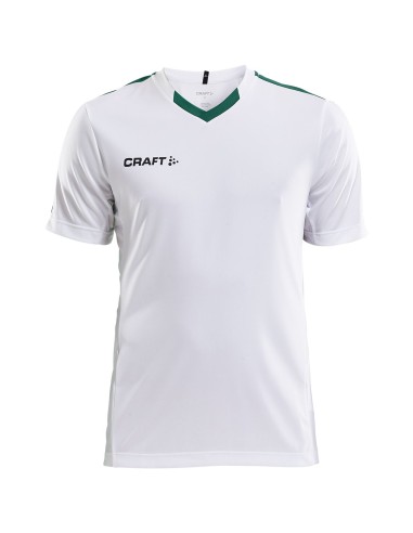 Craft Progress Jersey Contrast - Blanc & Vert