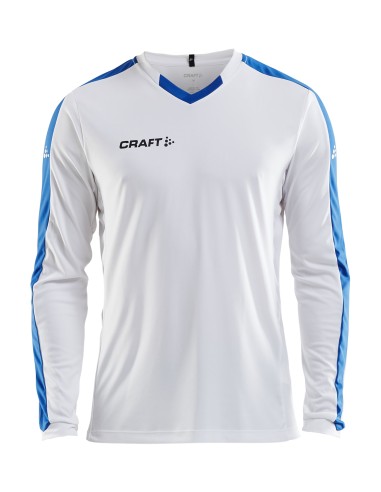 Craft Progress Jersey Contrast LS - Blanc & Royal