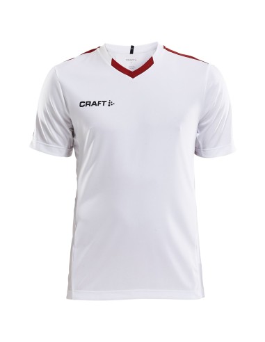 Craft Progress Jersey Contrast - Blanc & Rouge