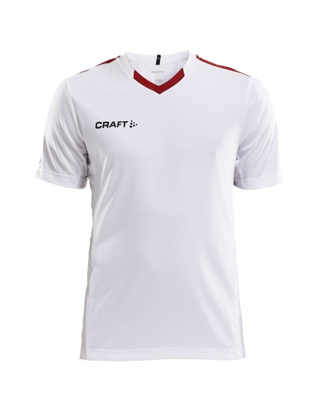 Craft Progress Jersey Contrast - Blanc & Rouge Craft Progress Jersey Contrast - Blanc & Rouge