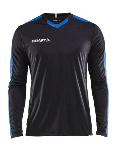 Craft Progress Jersey Contrast LS - Cobalt & Blanc