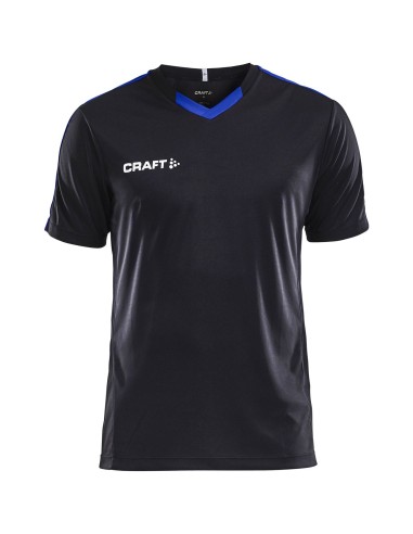 Craft Progress Jersey Contrast - Noir & Cobalt