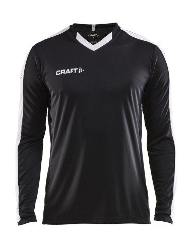 Craft Progress Jersey Contrast LS - Noir & Blanc