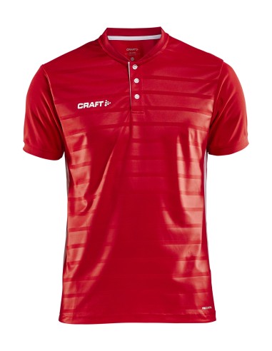 Craft Pro Control Button Jersey - Rouge & Blanc