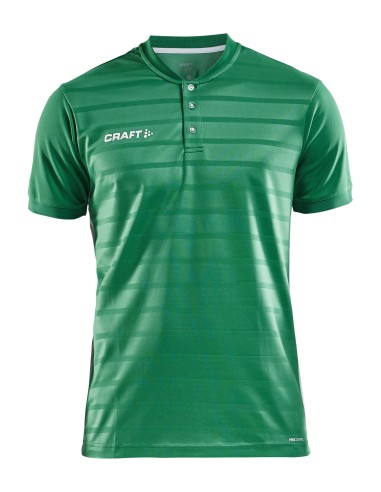 Craft Pro Control Button Jersey - Vert & Blanc