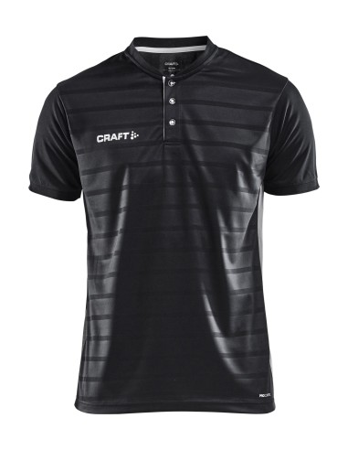 Craft Pro Control Button Jersey - Noir & Blanc