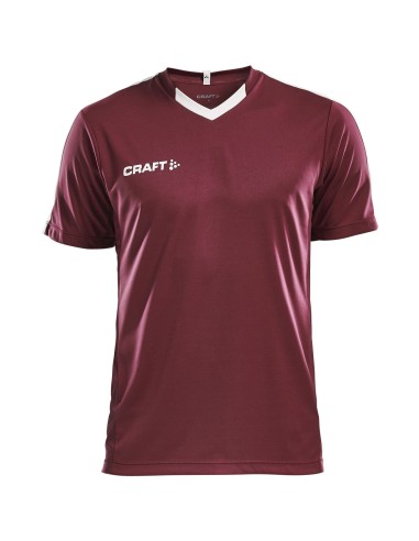 Craft Progress Jersey Contrast - Bordeaux & Blanc