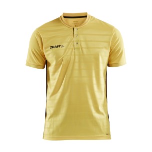 Craft Pro Control Button Jersey - Jaune & Noir