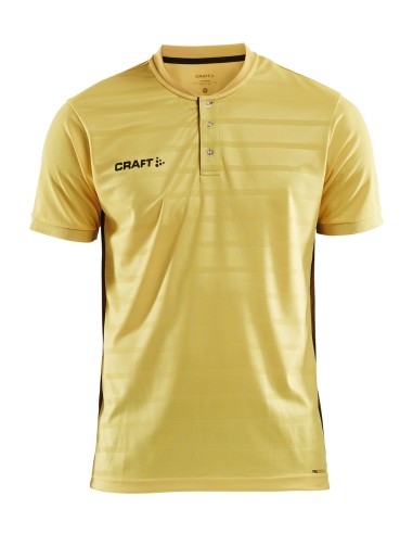 Craft Pro Control Button Jersey - Jaune & Noir