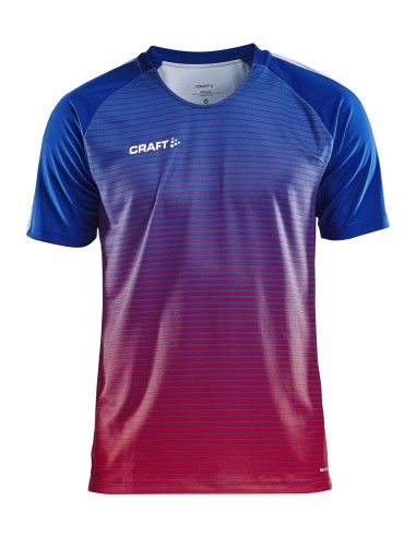 Craft Pro Control Stripe Jersey - Cobalt & Rouge