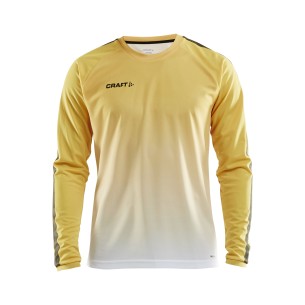 Craft Pro Control Fade Jersey LS - Jaune & Noir