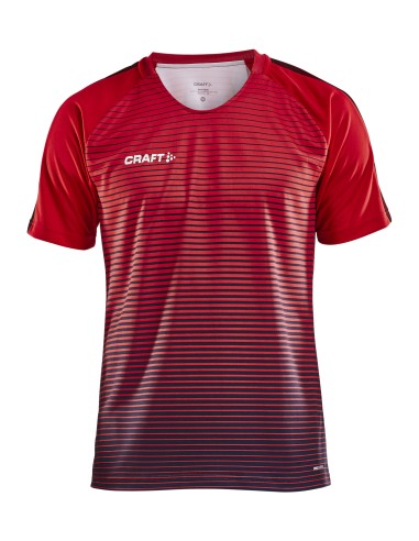 Craft Pro Control Stripe Jersey - Rouge & Marine