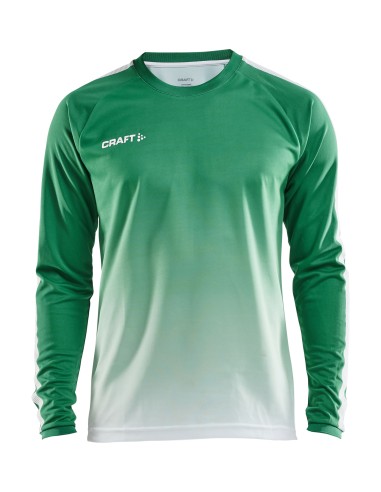 Craft Pro Control Fade Jersey LS - Vert & Blanc