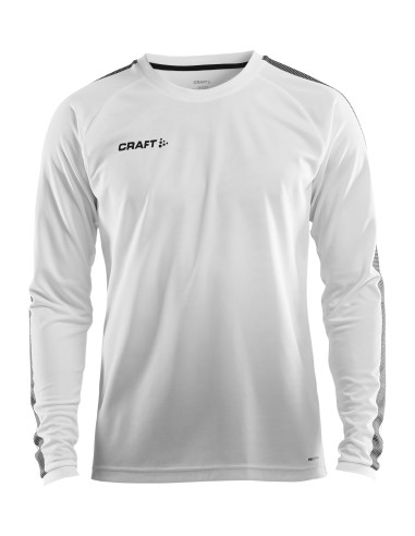 Craft Pro Control Fade Jersey LS - Blanc & Gris