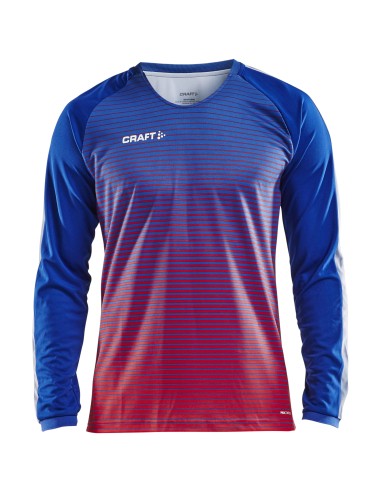 Craft Pro Control Stripe Jersey LS - Cobalt & Rouge