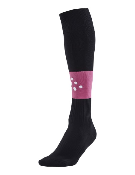 Craft Squad Sock Contrast - Noir et Rose Craft Squad Sock Contrast - Noir et Rose
