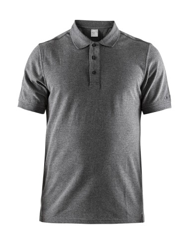 Craft Casual Polo Pique - Gris Foncé