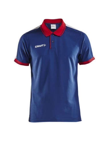 Craft Pro Control Poloshirt - Marine & Rouge