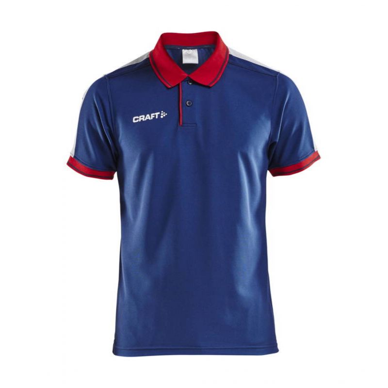 Craft Pro Control Poloshirt - Marine & Rouge