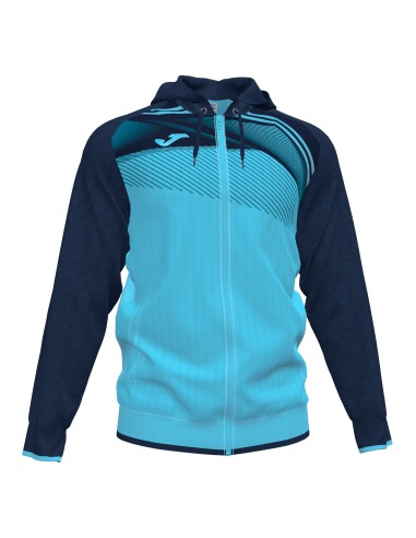 Joma Supernova II Veste - Turquoise Fluo & Marine Foncé