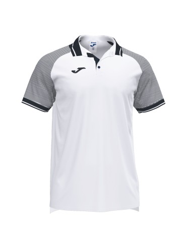 Joma Essential II Polo - Blanc & Noir