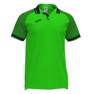 Joma Essential II Polo - Vert Fluo & Noir