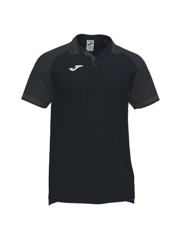 Joma Essential II Polo - Noir & Anthracite