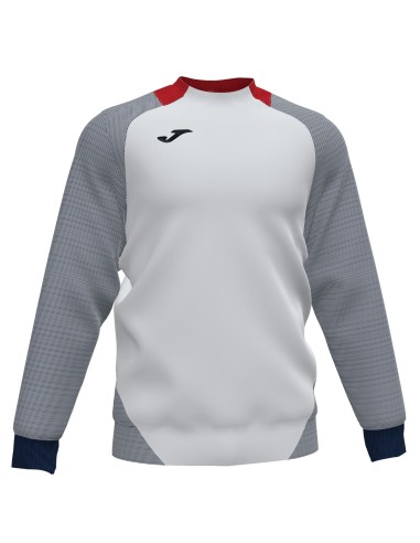 Joma Essential II Sweat - Blanc, Rouge & Marine Foncé