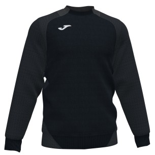 Joma Essential II Sweat - Noir & Anthracite