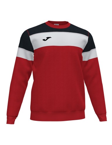 Joma Crew IV Sweat - Rouge, Blanc & Noir