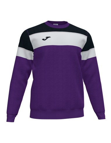 Joma Crew IV Sweat - Violet, Noir & Blanc