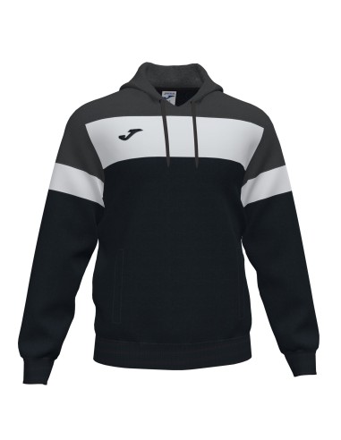 Joma Crew IV Sweat Capuche - Noir, Anthracite & Blanc