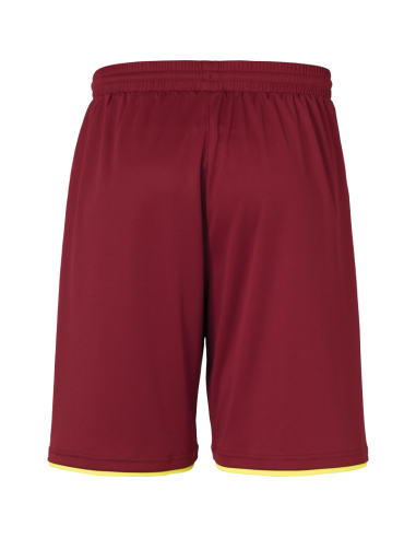 Uhlsport Club Shorts - Bordeaux & Jaune Fluo