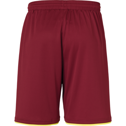 Uhlsport Club Shorts - Bordeaux & Jaune Fluo