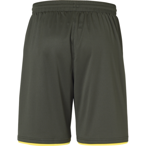 Uhlsport Club Shorts - Olive &amp; Jaune Citron
