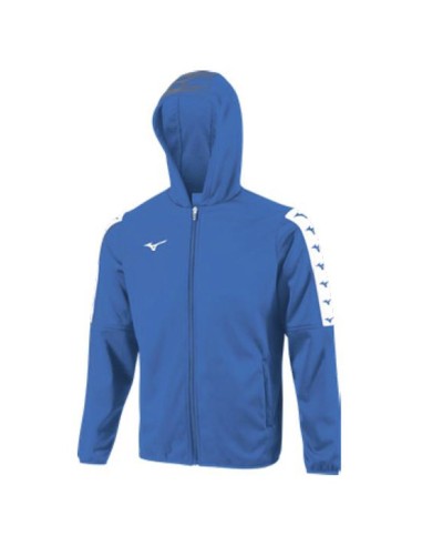 Mizuno Nara Bonded Hooded Jacket - Bleu Royal