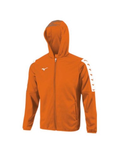 Mizuno Nara Bonded Hooded Jacket - Orange