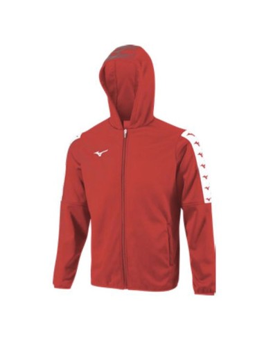 Mizuno Nara Bonded Hooded Jacket - Rouge