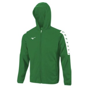 Mizuno Nara Bonded Hooded Jacket - Vert