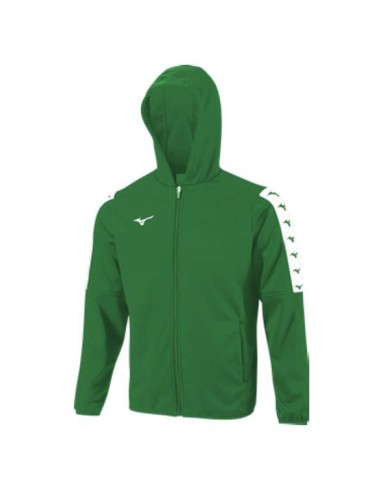 Mizuno Nara Bonded Hooded Jacket - Vert