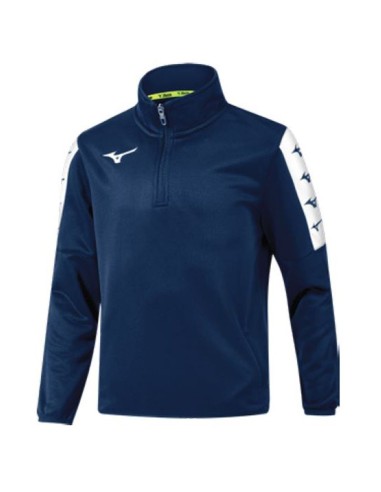 Mizuno Nara Interlock Training Top - Marine