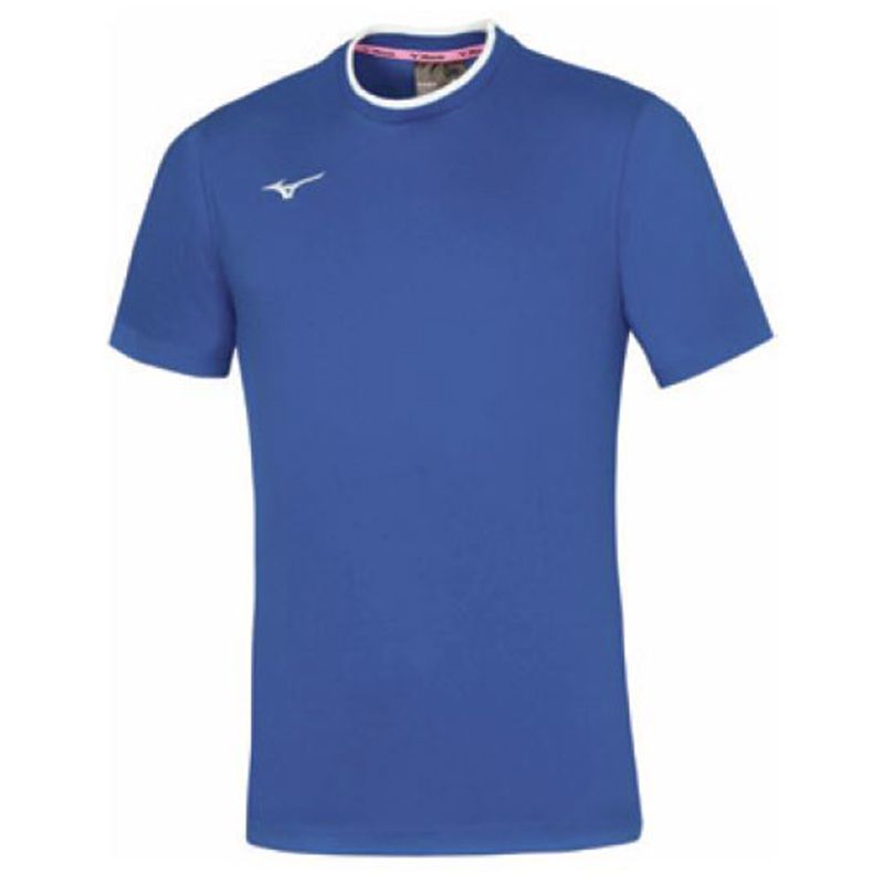 Mizuno Tee - Royal & Blanc