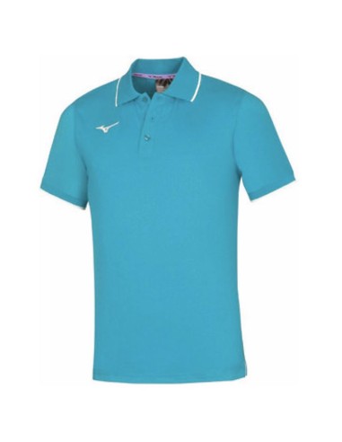 Mizuno Polo - Ciel & Blanc